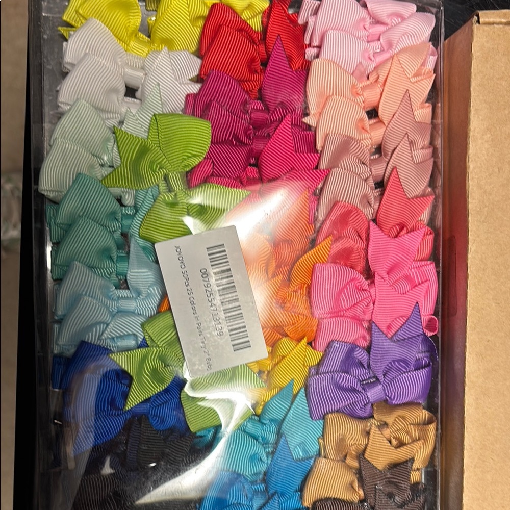 Colorful Hair-bow Sets - Picture 2 of 3